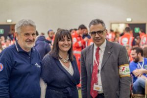 Anpasday 2016 - Lorenzo Risso (pres. ANPAS Liguria) - Sonia Viale - Fabrizio Pregliasco (Pres ANPAS Nazionale)
